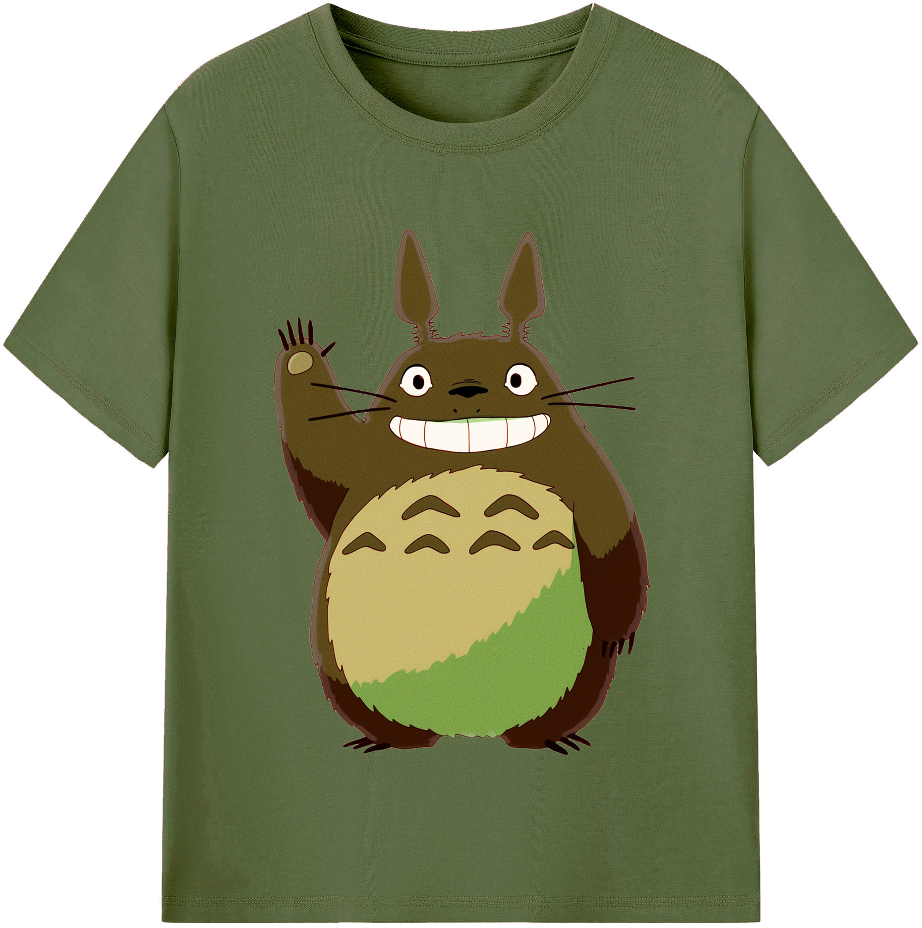 （画像用） となりのトトロ 草壁メイ 草壁サツキ My Neighbor Totoro Satsuki Kusakabe Mei Kusakabe 綿100％半袖Tシャツ（フロントプリント）